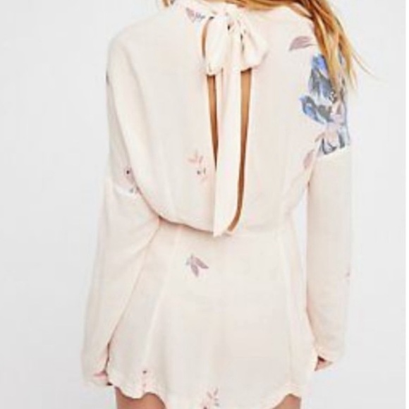 NWT Free People Gemma mock neck tunic in ivory size Medium - Picture 4 of 8